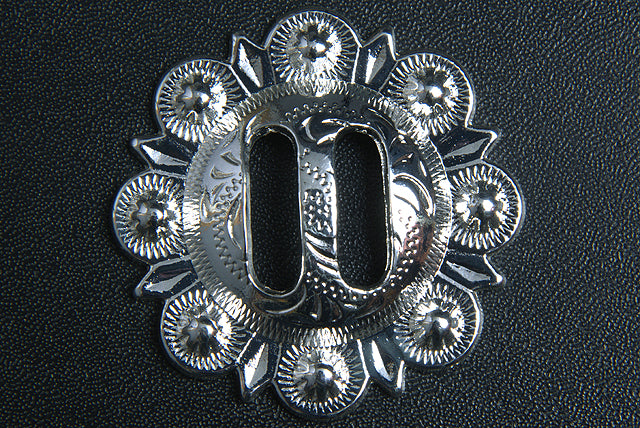 HILASON Western Screw Back Concho 1.5 In Slotted Bright Silver Saddle Cowgirl | Belt Conchos