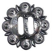 HILASON Western Screw Back Concho 1.5 In Slotted Bright Silver Saddle Cowgirl | Belt Conchos