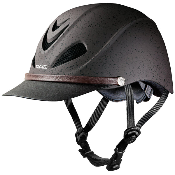Troxel Grizzly Brown Dakota Maximum Vented Western Riding Helmet - Uhorse