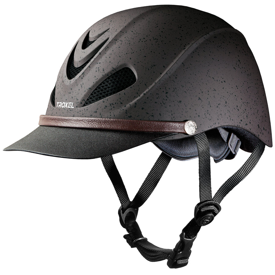Troxel Grizzly Brown Dakota Maximum Vented Western Riding Helmet - Uhorse