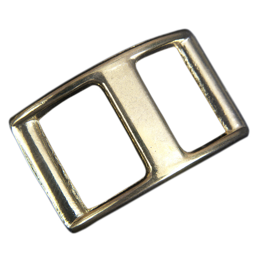 5/8 In Hilason Western Horse Tack Die Cast Conway Buckle Brass Plated - Uhorse