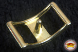 1/2 In Hilason Western Horse Tack Die Cast Conway Buckle Brass Plated