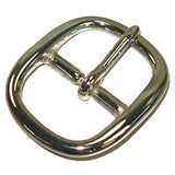 7/8 In Western Horse Nickel Plated Die Cast Center Bar Buckle