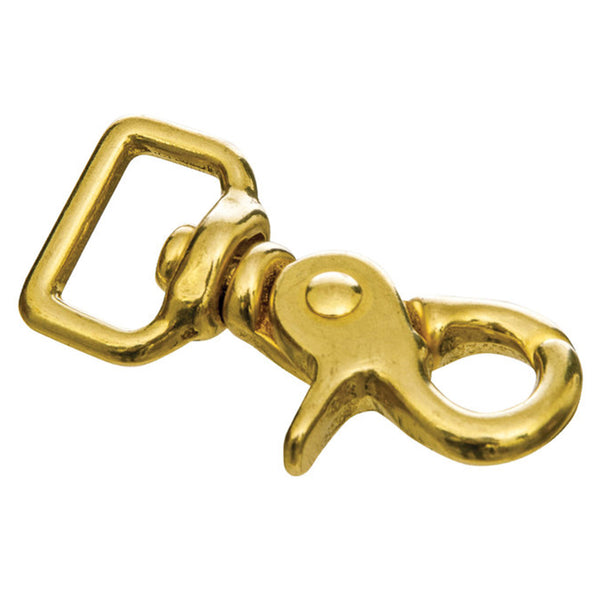 Brass swivel snap with carabiner clip - Uhorse