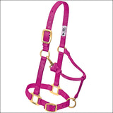 Raspberry Weaver Original Adjustable Chin Throat Snap Halter 3/4" Weanling Pony