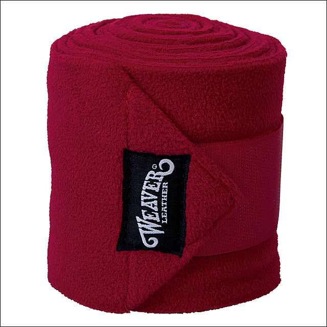 Red Western Tack Polo Horse Leg Wraps Set Of Four - Uhorse