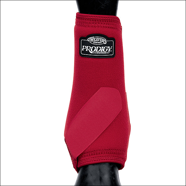 Small Prodigy Neoprene Horse Front Protective Athletic Boots Pair Red - Uhorse