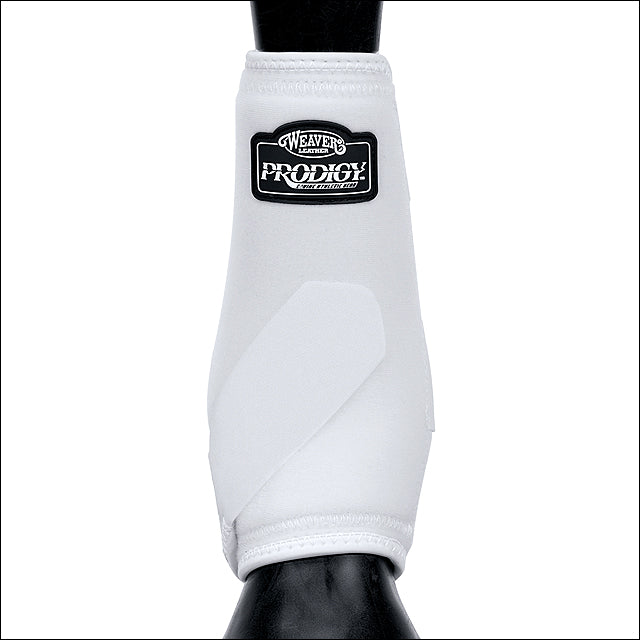 Small Prodigy Neoprene Horse Front Protective Athletic Boots Pair White - Uhorse