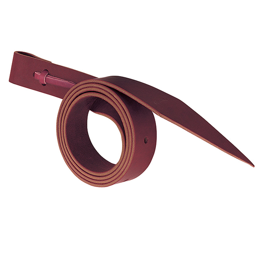 1-1/2" X 60"Â Â Weaver Leather Latigo With Holes W. Saddle Burgundy – by Hilason – Cowboy and equestrian accessories
