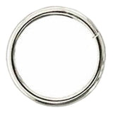 3" X 7 Mm Nickel Plated Steel Welded Wire Ring Horse Saddle Repair