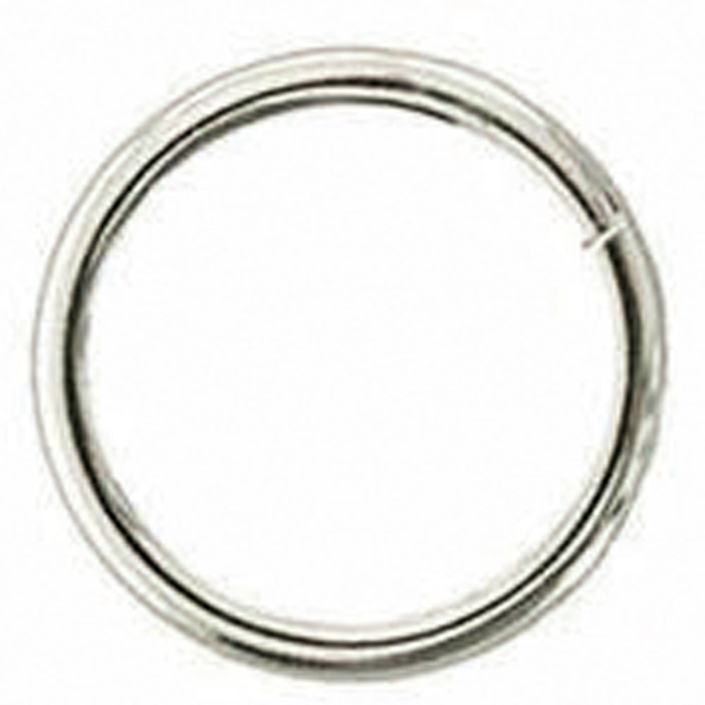 2 X 62 Mm Nickel Plated Steel Welded Wire Ring Horse Saddle Repair