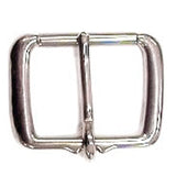 2" Stainless Steel Back Cinch Horse Western Tack Buckle W /Roller 4 Pcs