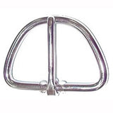 3 X 9 Mm Western Nickel Plated Wired Horse Cingh Girth Buckle 4 Pcs.