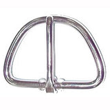 3 X 9 Mm Western Nickel Plated Wired Horse Cingh Girth Buckle 8 Pcs.