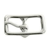 3/4" Nickel Plated Center Die Cast Center Bar Buckle Horse Western