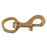 5/8" Solid Brass Bolt Snap Horse Western Tack