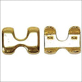 7/8" High Density Solid Brass Rope Clamp Horse Western Tack Saddle