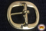 1" Hilason Solid Brass Center Bar Buckle Horse Western Tack Saddle