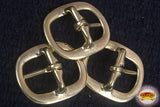 1" Hilason Solid Brass Center Bar Buckle Horse Western Tack Saddle