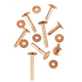 HILASON Horse Tack Hardware Copper Rivet & Burr 1 in (Pack of 10 To 100 )