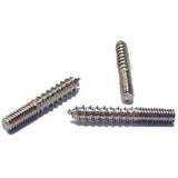 Hilason Western Horse Tack Nickle Plated Wood Screw Concho Threads