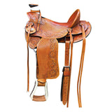 16 In Western Horse Wade Saddle American Leather Ranch Roping Beige Hilason - Uhorse