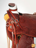 Western Horse Wade Saddle American Leather Ranch Roping Mahogany