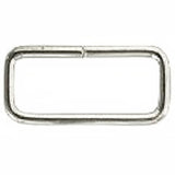 3/4" X 3/8" Horse Western Tack Saddle Nickel Plated Tuck Loop