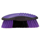 Tough 1 Horse Tack Great Grip Finishing Brush W/ Rubber Hand Grip Purple