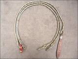 HILASON Western Genuine Leather Rawhide Horse Show Romal Reins