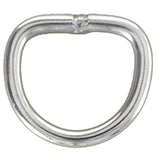 Pack Of 100 1 In Western Horse Tack Welded Wire Nickel Plated Dee Rings - Hilason