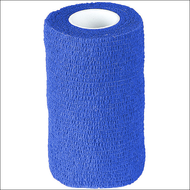 8 Feet Horze Equi-Flex Horse Self Adhesive Bandage Blue - Uhorse
