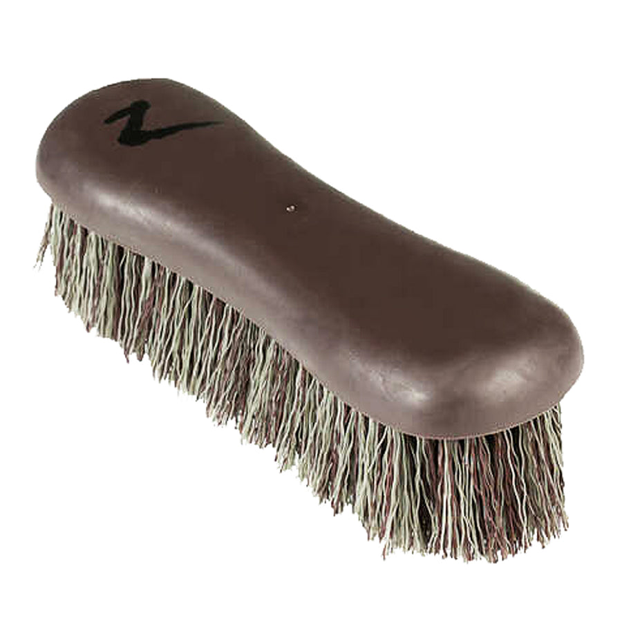 Horze W. H. Soft Grip Dandy Brush Short Bristle Brown by Hilason – Cowboy and equestrian accessories