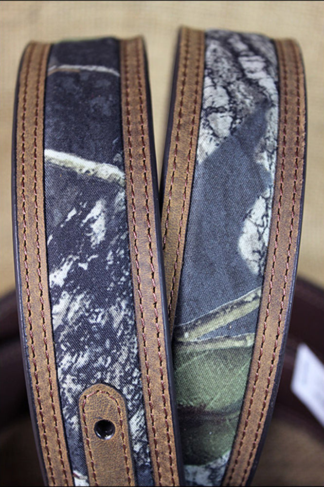 32 Inch Western Tack Nocona Mossy Oak Brown Leather Mens Belt