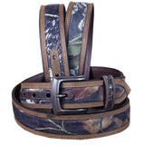 44 Inch M&F Western Tack Nocona Mossy Oak Brown Leather Mens Belt