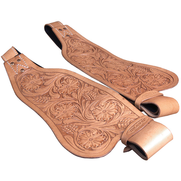 Hilason Leather Saddle Replacement Fender Pair With Hobble Strap Adult - Uhorse
