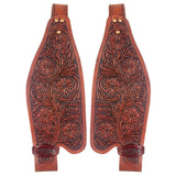 Hilason Leather Saddle Replacement Fender Pair With Hobble Straps by Hilason – Cowboy and equestrian accessories
