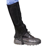 Lrg Tall Shires Equestrian Children Suede Half Chaps Elastic Calf by Hilason – Cowboy and equestrian accessories