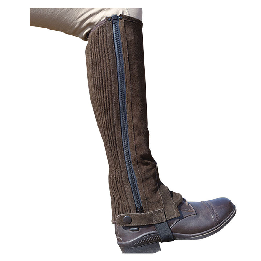 Childs Suede Half Chaps by Hilason – Cowboy and equestrian accessories