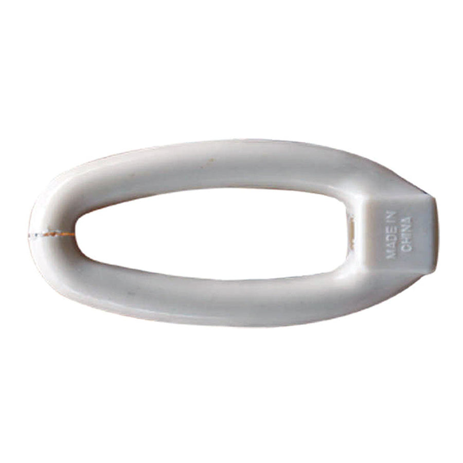 White synthetic horse halter lead rope connector - Uhorse