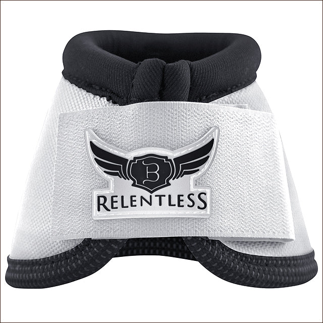 Cactus Ropes Relentless Strikeforce Nylon H. Leg Bell Boots White – by Hilason – Cowboy and equestrian accessories