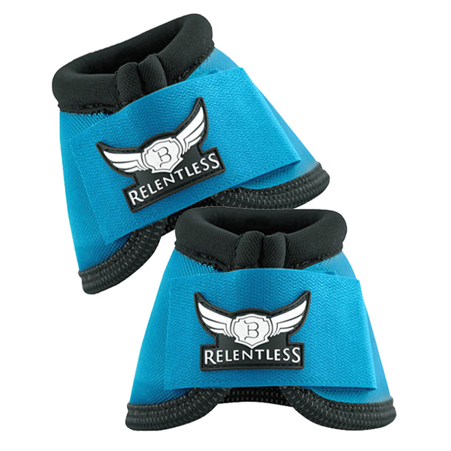 Lrg Cactus Ropes Relentless Strikeforce Nylon H. Bell Boots Turquoise by Hilason – Cowboy and equestrian accessories