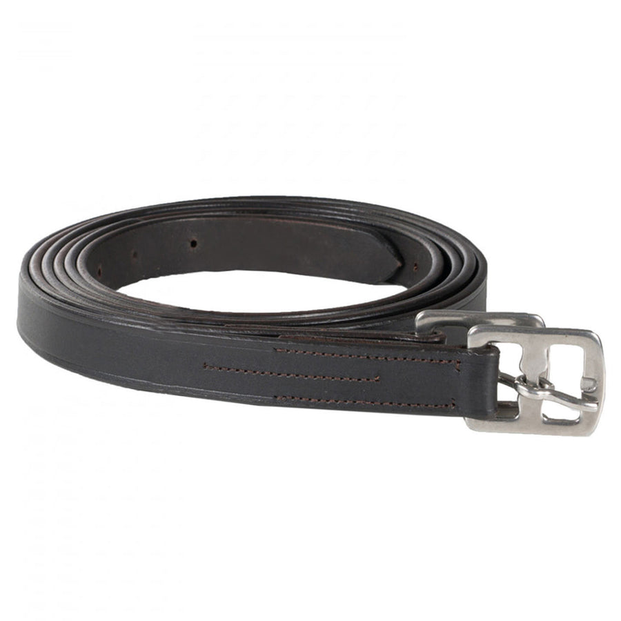 Horze Stirrup Leathers Durable and Secure for Equestrian Riding Dark Brown - Uhorse