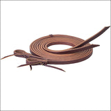 5/8 X 8 Weaver Horse Tack Working Cowboy Leather Split Reins Chestnut