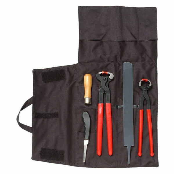 5 Piece Farrier Tool Kit By Craft - Black - Uhorse