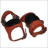 Hilason Western Horse Tack Leg Protection Skid Boots Chestnut