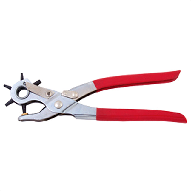 Metal punch tool with red handles - Uhorse