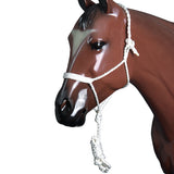 Classic Equine Mule Tape Soft Lightweight Horse Halter W/ Rope