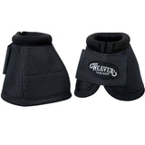 Large 2520D Ballistic Nylon No Turn Horse Leg Bell Boots Pair Black - Uhorse