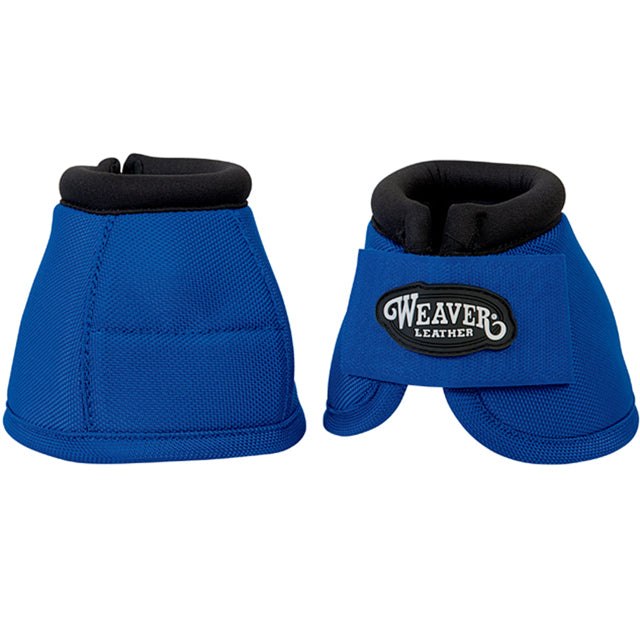 Large 2520D Ballistic Nylon No Turn Horse Leg Bell Boots Pair Blue - Uhorse